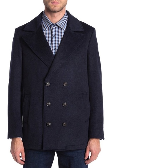 New Elements Jack Victor kai double breasted coat - Picture 2 of 7